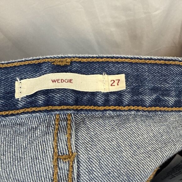 Levi’s Wedgie Button Fly Straight Leg Size 27 Preowned - Picture 10 of 12